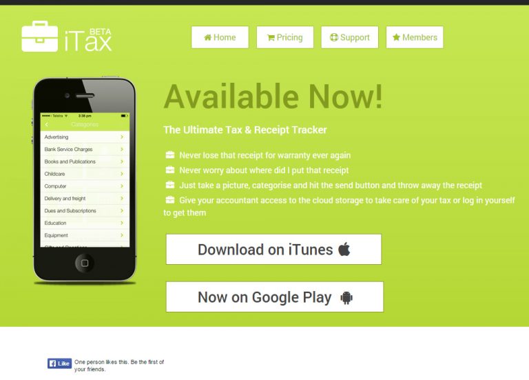 iTax - The Ultimate Tax & Receipt Tracker