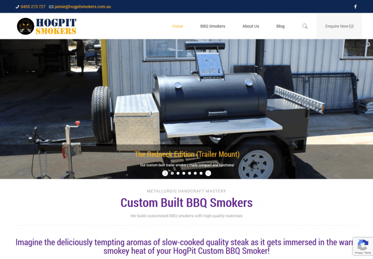 Hogpit Smokers - Urban E-Learning Wordpress Web Development Project